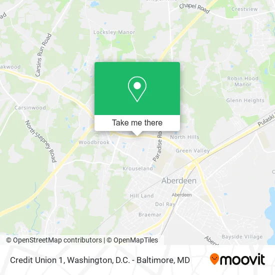 Credit Union 1 map