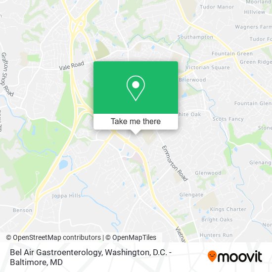 Bel Air Gastroenterology map