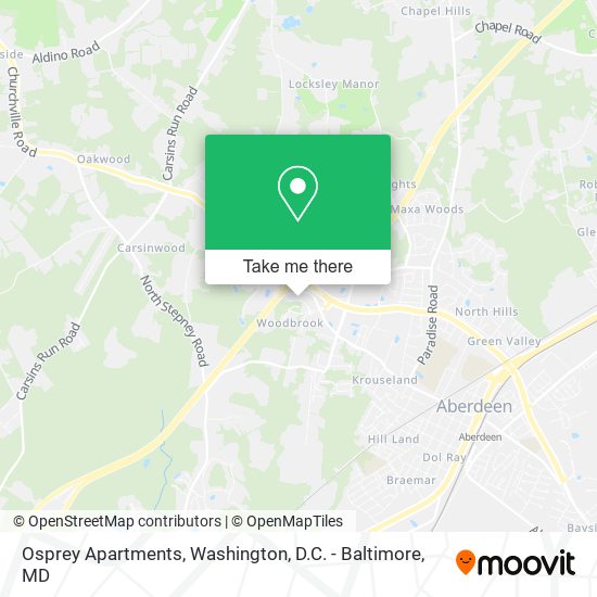 Mapa de Osprey Apartments