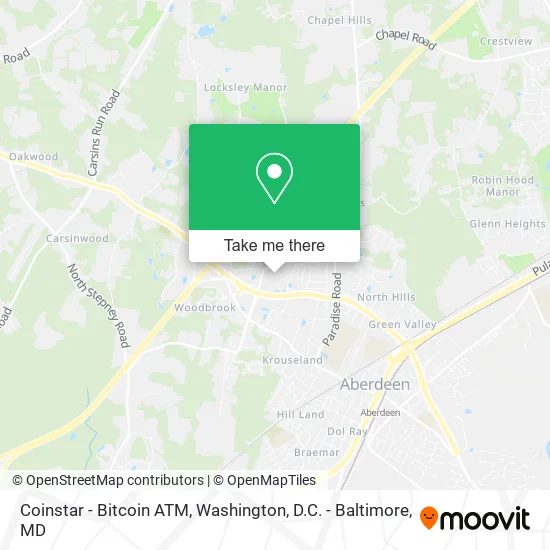 Coinstar - Bitcoin ATM map