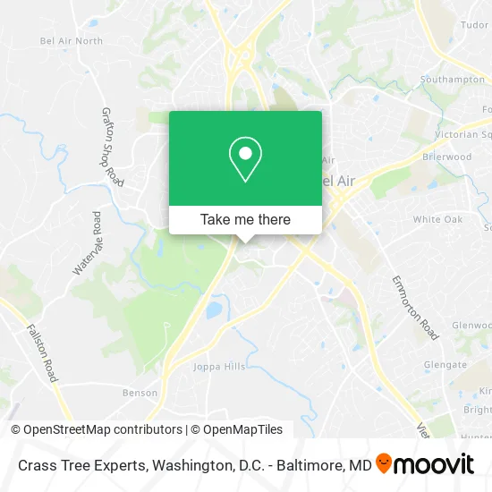 Crass Tree Experts map