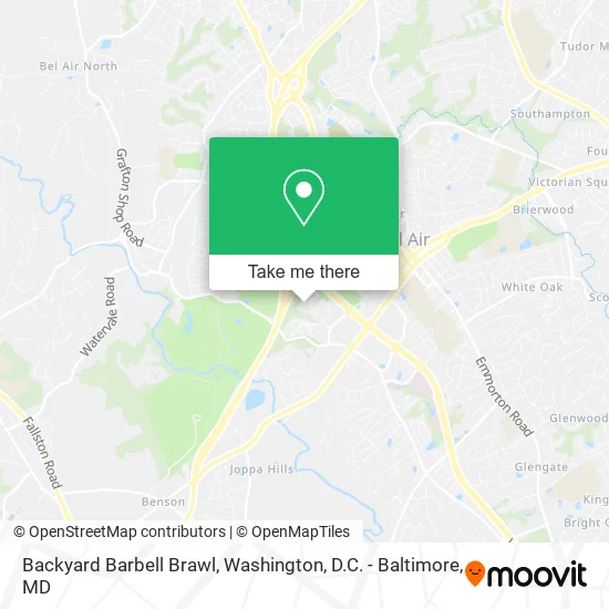 Backyard Barbell Brawl map
