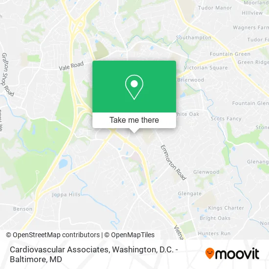 Cardiovascular Associates map