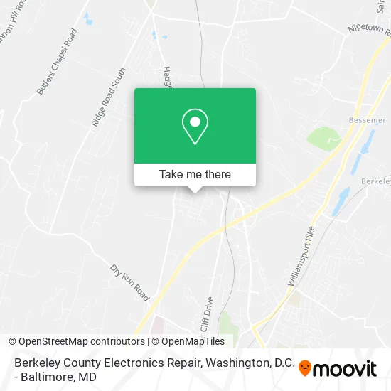 Berkeley County Electronics Repair map