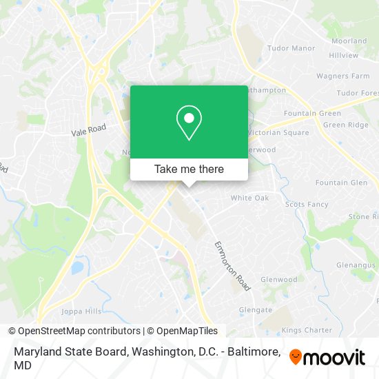 Mapa de Maryland State Board