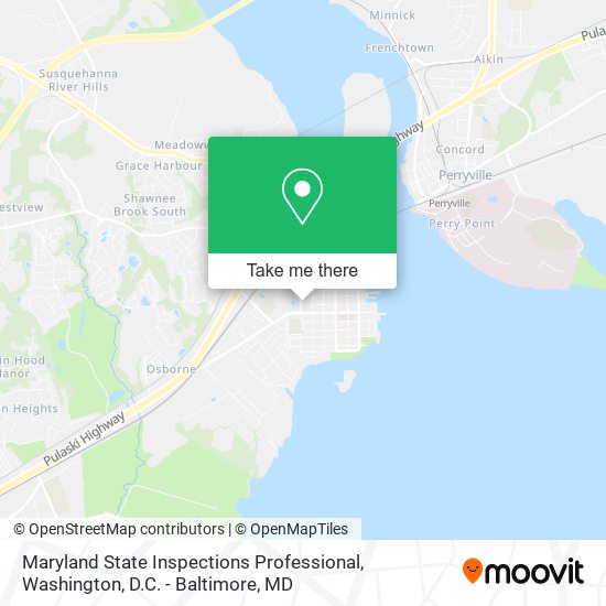 Maryland State Inspections Professional map