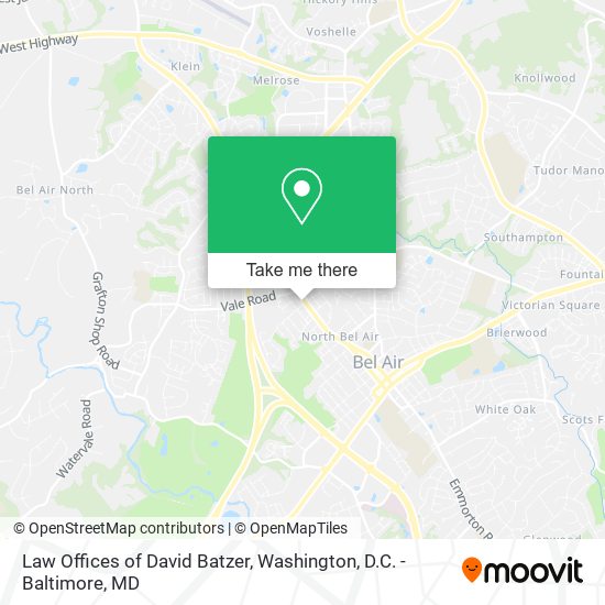 Mapa de Law Offices of David Batzer