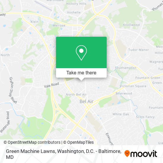 Green Machine Lawns map