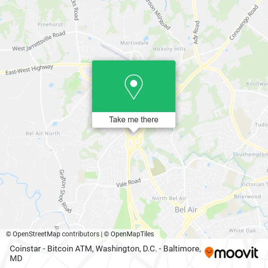 Coinstar - Bitcoin ATM map