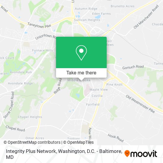 Integrity Plus Network map