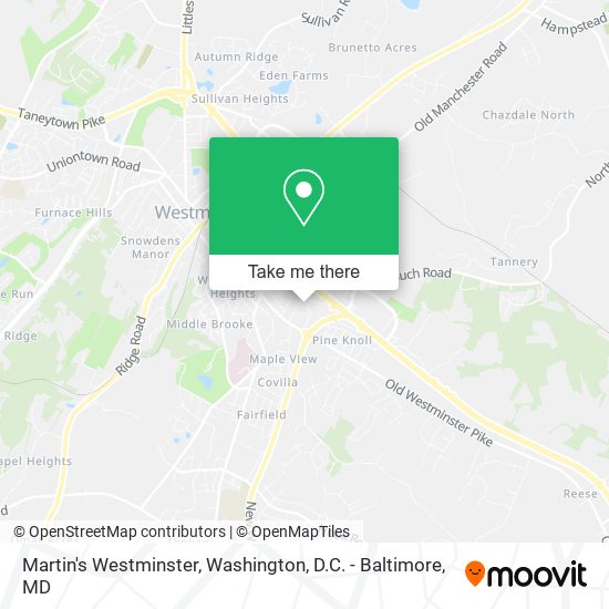 Martin's Westminster map