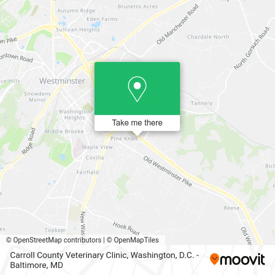 Carroll County Veterinary Clinic map