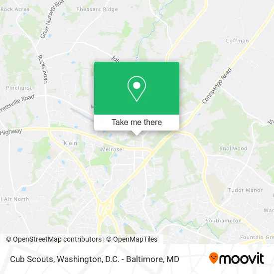 Cub Scouts map