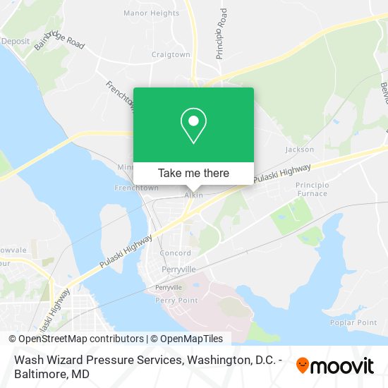 Mapa de Wash Wizard Pressure Services
