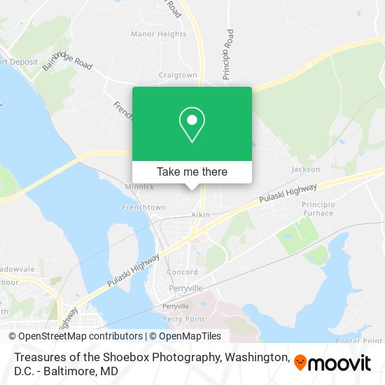 Treasures of the Shoebox Photography map