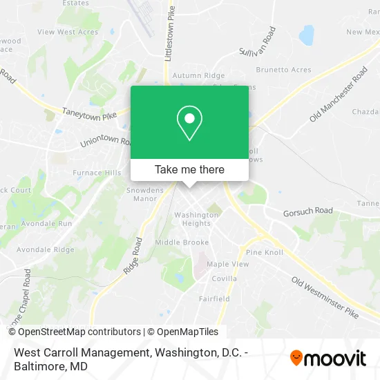 West Carroll Management map
