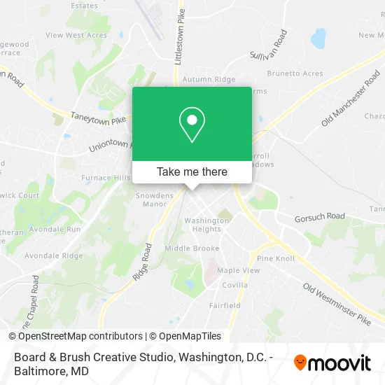 Board & Brush Creative Studio map