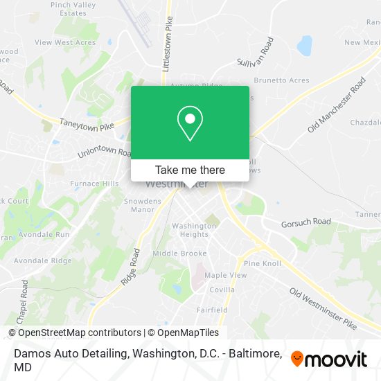 Damos Auto Detailing map