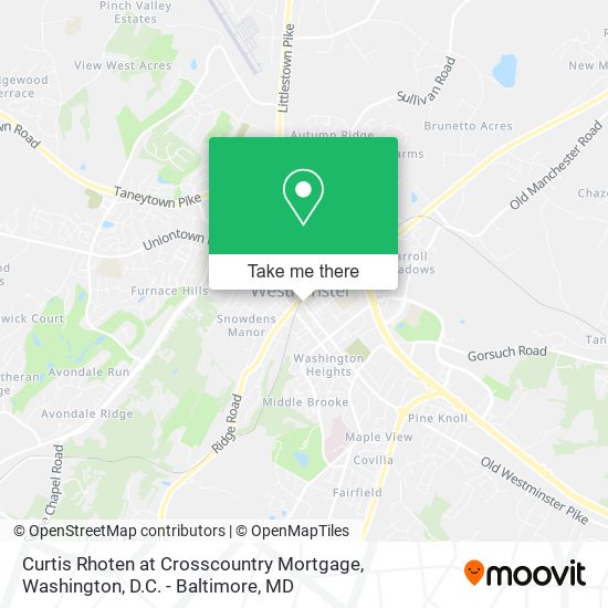 Mapa de Curtis Rhoten at Crosscountry Mortgage