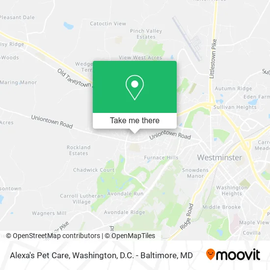 Alexa's Pet Care map