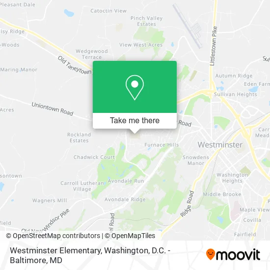 Westminster Elementary map