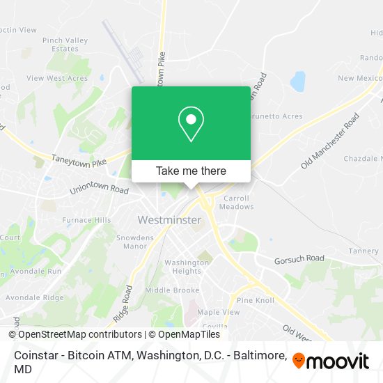 Coinstar - Bitcoin ATM map