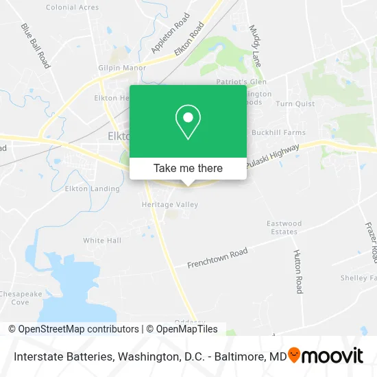 Interstate Batteries map