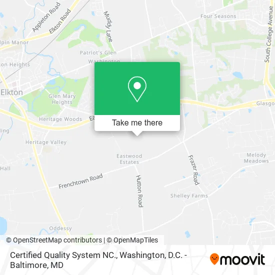 Certified Quality System NC. map