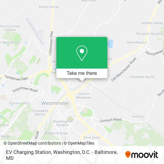 Mapa de EV Charging Station