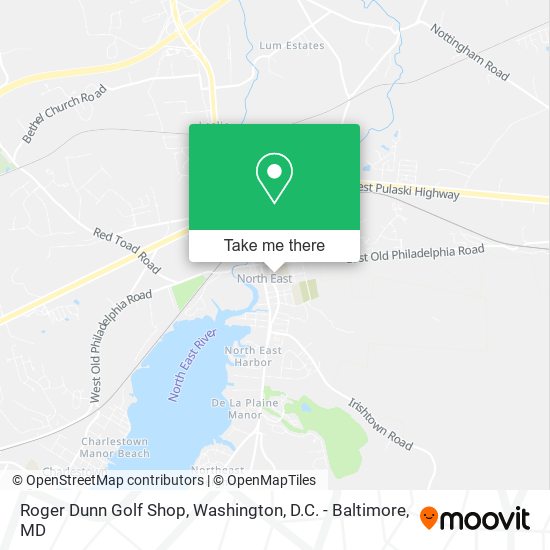 Roger Dunn Golf Shop map