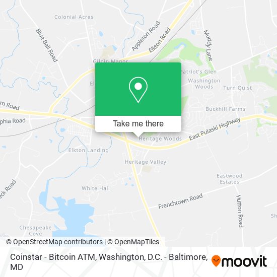 Coinstar - Bitcoin ATM map