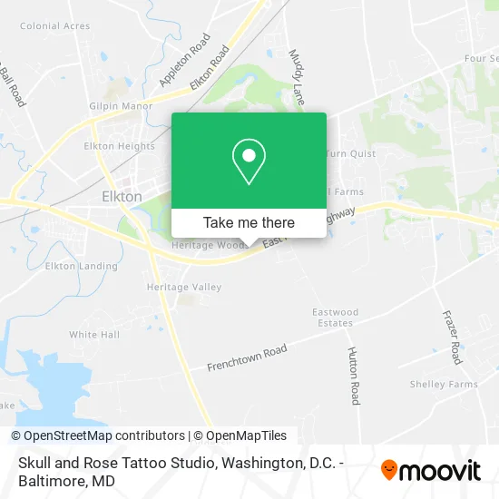 Skull and Rose Tattoo Studio map