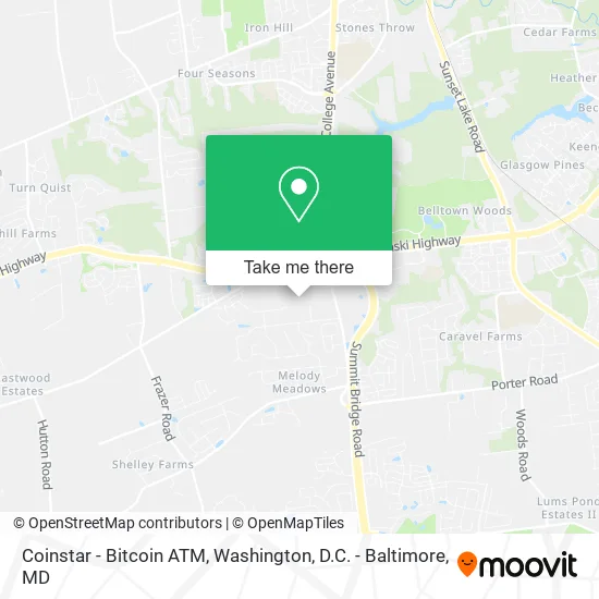 Coinstar - Bitcoin ATM map