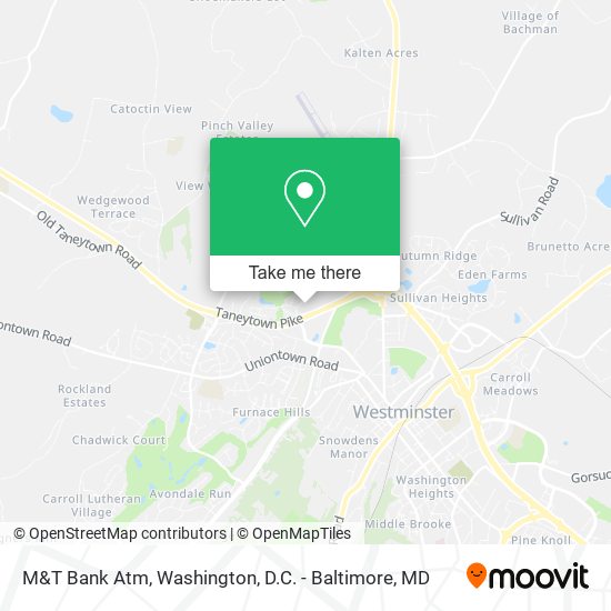 M&T Bank Atm map