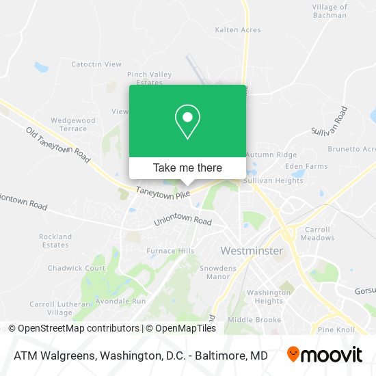 ATM Walgreens map