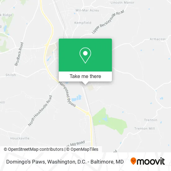 Domingo's Paws map