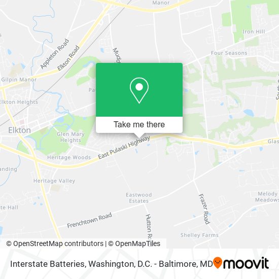 Interstate Batteries map