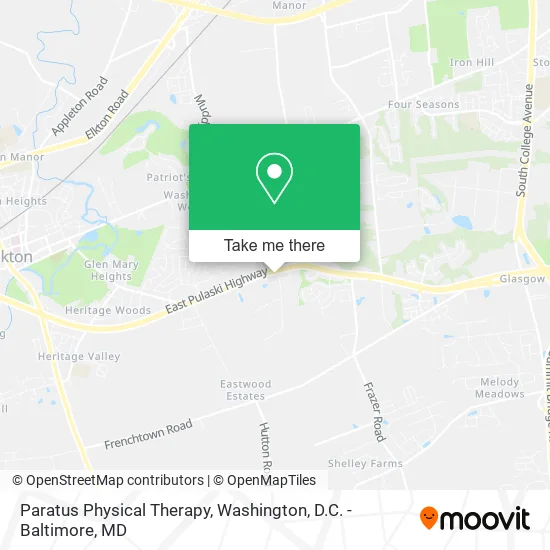 Mapa de Paratus Physical Therapy