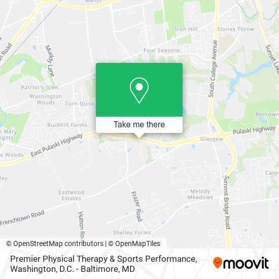 Mapa de Premier Physical Therapy & Sports Performance