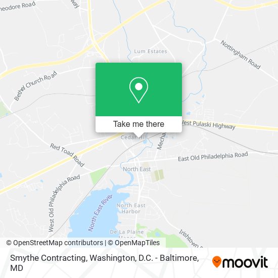 Mapa de Smythe Contracting