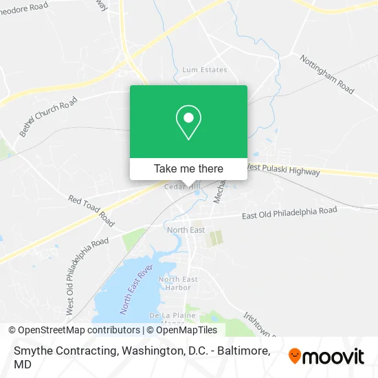 Smythe Contracting map
