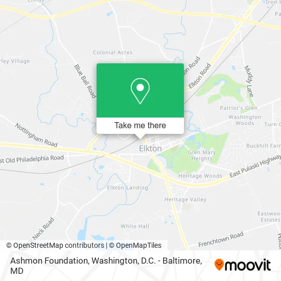 Ashmon Foundation map
