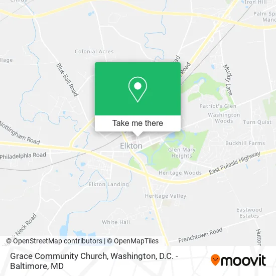 Grace Community Church map