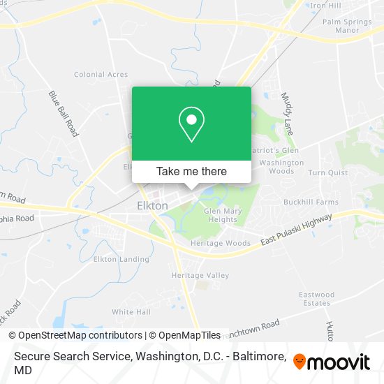Secure Search Service map