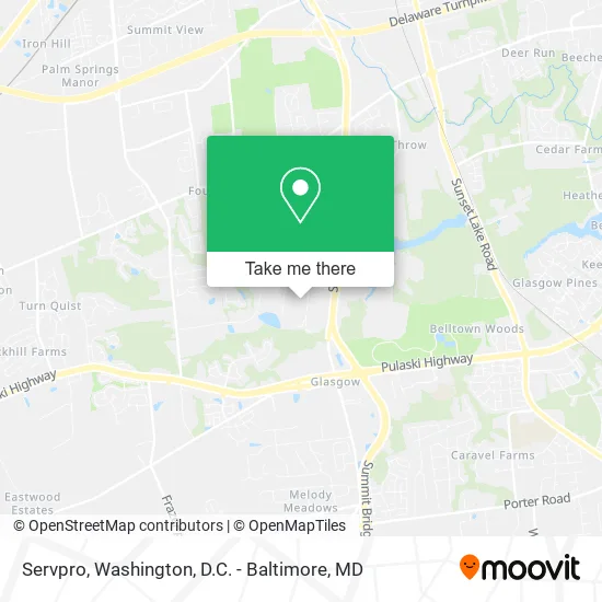 Servpro map