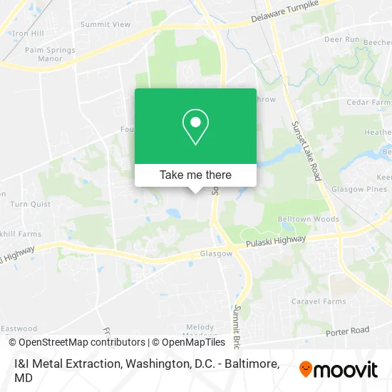 I&I Metal Extraction map