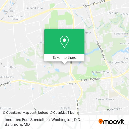 Mapa de Innospec Fuel Specialties