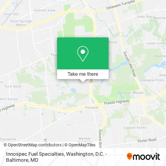 Innospec Fuel Specialties map