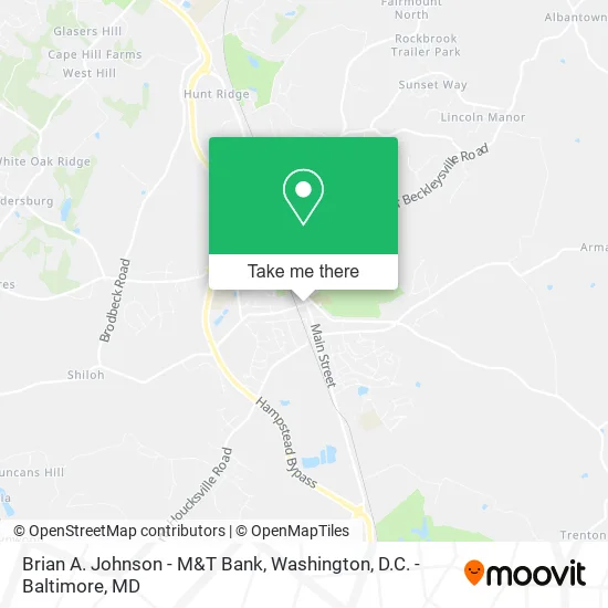 Brian A. Johnson - M&T Bank map