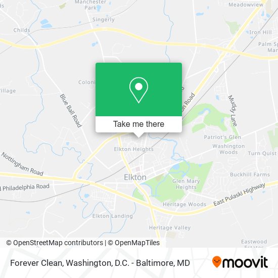 Forever Clean map